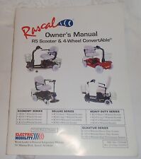 Rascal owner manual for sale  Frederick