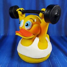 Used, Weightlifter Rubber Duck from Lanco weights exercise workout weightlifting New! for sale  Shipping to South Africa