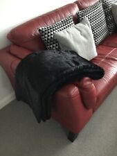 faux fur bed throw for sale  BENFLEET