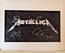 Metallica signed logo for sale  Oldsmar