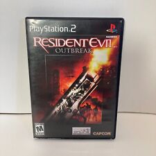 Videogame Resident Evil Outbreak (Sony PlayStation 2 PS2 2003) completo testado, usado comprar usado  Enviando para Brazil
