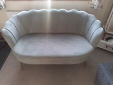 faux suede sofa for sale  NEWARK