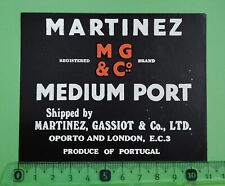 Martinez medium port for sale  Ireland