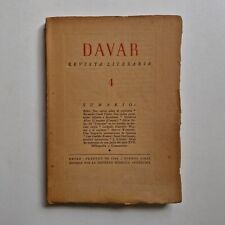 Revista Literaria Davar N° 4 - Rilke, Canal Feijoo, Etc. - 1946 comprar usado  Enviando para Brazil