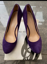 Beautiful Purple Ladies Nine West Shoes Size 7 with Diamante Heels for sale  Shipping to South Africa