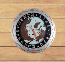 Usado, "Reloj de pared mundial de cuarzo 24 horas MFJ-115 12" segunda mano  Embacar hacia Argentina