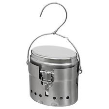 MFH Swedish army Trangia mess kit Repro M40 stainless steel 1.5l camping burner, used for sale  Shipping to South Africa
