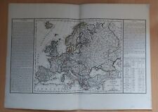 Mapa antiguo Siglo XIX Europe Dressée Europa 1819 DATADO Alexandre Émile Lapie comprar usado  Enviando para Brazil