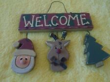 Wooden hanging welcome for sale  Jensen Beach