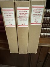 Treccani tre volumi usato  Cava De Tirreni