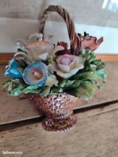 Fleurs porcelaine capodimonte d'occasion  Angers-