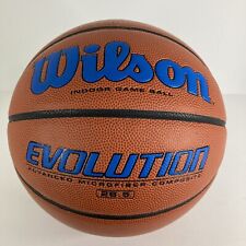 "Juego de baloncesto de interior compuesto avanzado de microfibra azul Wilson Evolution 28,5" segunda mano  Embacar hacia Argentina