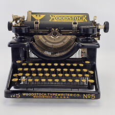 Antique Woodstock No 5 Typewriter 1916-1920 B 21976 RARE for sale  Shipping to South Africa
