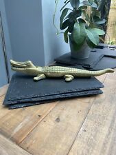 Brass crocodile nutcracker for sale  BRISTOL