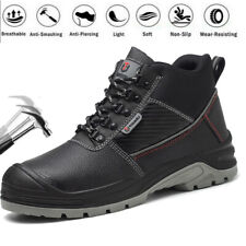 Usado, Sapatos de trabalho de segurança de construção biqueira de aço botas impermeáveis tênis masculinos comprar usado  Enviando para Brazil