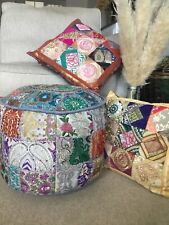 Indian pouffe foot for sale  BURNHAM-ON-SEA