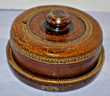 Bendigo Pottery K.C. Epsom handmade stoneware Brown warmer  dish Australia VTG for sale  Shipping to South Africa