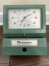 Acroprint time clock for sale  Niles