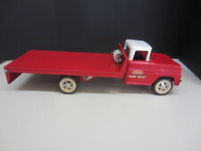 Vintage 1960's Tonka Toys RAMP HOIST Flatbed Pressed Steel Red Tow Truck for sale  Shipping to South Africa