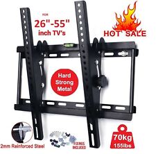 TV WALL BRACKET MOUNT TILT LCD LED PLASMA 26 30 32 40 42 50 55 INCH FOR LG SONY for sale  Shipping to South Africa