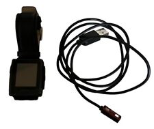 Smartwatch Pebble 401 pulseira de couro preto aço inoxidável sem caixa - 3 comprar usado  Enviando para Brazil