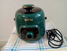 Used, Supor Electric Pressure Rice Cooker Non-Stick  Slow  Cooker  Green 99p no res for sale  Shipping to South Africa