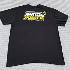 Camisa Ryno Power Adulto Extra Grande Negra Para Hombre XL Suplementos Deportivos Camiseta segunda mano  Embacar hacia Mexico