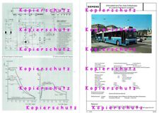 Siemens data-sheet of 1989, articulated and 2-axle Trolleybus for Luzern Lucerne comprar usado  Enviando para Brazil