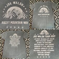 Camiseta concerto licenciada JOE WALSH Rocky Mountain Way, 2017. Usado GRANDE (NV) comprar usado  Enviando para Brazil