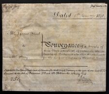 1838 indentured deed for sale  Shipping to Ireland