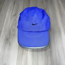 2001 raro de colección Nike Tailwind 7 paneles ajuste dri azul malla sombrero para correr reflectante segunda mano  Embacar hacia Argentina