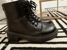 Chunky boots black for sale  BISHOP'S STORTFORD