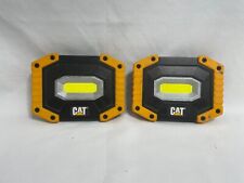 2x CAT 500 Lumens Portable LED Work Light w/ Magnetic Base & Ratcheting Handle, used for sale  Shipping to South Africa