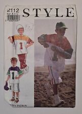 Style 2112 Kids sports Uniform Size 9-14  UNCUT Paper Sewing Pattern for sale  Shipping to South Africa