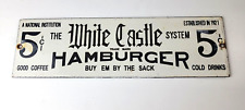 Vintage white castle for sale  Houston