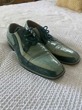 Usado, Sapatos sociais masculinos Expressions By RC 6544 azul branco falso jacaré/crocrod tamanho 10.5 comprar usado  Enviando para Brazil