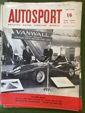 Autosport april 1959 for sale  FAREHAM