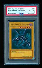 2003 Yu-Gi-Oh! Starter Deck Joey 001 Red-Eyes B. Dragon PSA 6 EX+, used for sale  Canada