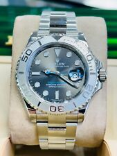 Rolex Yate Master 116622 40mm Oyster Rodio Esfera Bisel Reloj Menta segunda mano  Embacar hacia Argentina