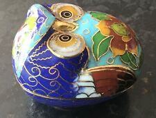 Small cloisonne owl for sale  CALSTOCK