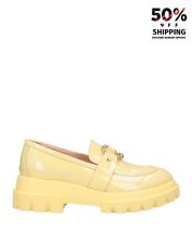 RRP€275 AGL ATTILIO GIUSTI LEOMBRUNI Leather Loafer Shoes US9 UK6 EU39 Yellow for sale  Shipping to South Africa