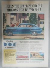 Anúncio de Carro Dodge: o Novo Dodge Wayfarer! a partir de 1949 de tamanho: 11 X 15 Polegadas, usado comprar usado  Enviando para Brazil