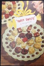 Doces de festa Mary Blake doces fudge coberturas livro de receitas 1953 anúncio de cravo comprar usado  Enviando para Brazil