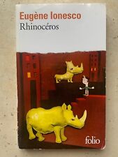 Eugène ionesco rhinoceros d'occasion  Lyon I