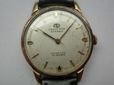 Relógio masculino Orient estrela dinâmica corda manual caixa folheada a ouro boa atmosfera comprar usado  Enviando para Brazil