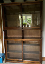 Mahogany glass fronted for sale  WYMONDHAM