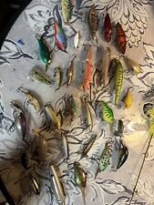 Lot of 32 Bass Fishing Lures Crankbaits Excalibur Heddon Rapala Smithwick Matzuo, used for sale  Shipping to South Africa