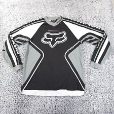 Camisa masculina Fox Racing grande preta logotipo Moto Cross Racing comprar usado  Enviando para Brazil