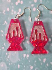 Handmade pink glitter for sale  ROMFORD