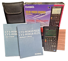 Calculadora Científica Color Casio Gráficos CFX-9850GB PLUS Caja Manual Completa segunda mano  Embacar hacia Argentina